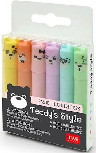 Legami Milano Μαρκαδόροι Υπογράμμισης Pastel Σετ 6τμχ
