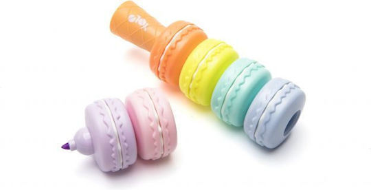 Yolo Macaron Μαρκαδόροι Υπογράμμισης Macaron Σετ 6 χρώματα