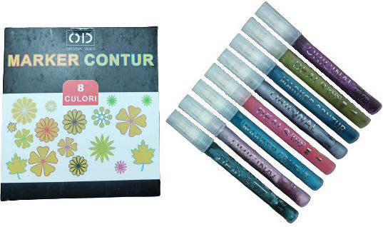 Marker pentru CD/DVD 2mm Glitter Color