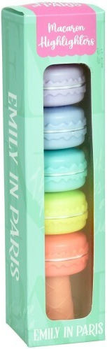 Gim Emily In Paris Macarons Textmarker 4.5mm Mehrfarbig 6Stück