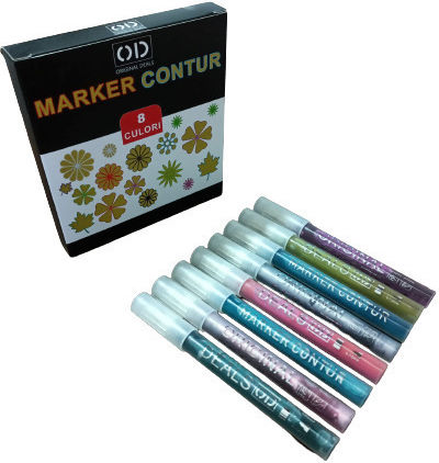 Marker pentru CD/DVD 2mm Glitter Color