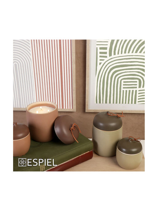 Espiel Aromatic Candle in Jar with Spa Scent 10.2x12cm 2 Pieces