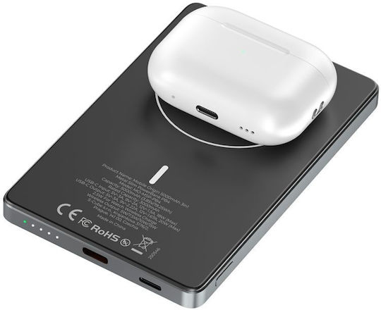 Mobile Origin PB4 Power Bank 5000mAh Gray