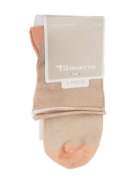Tamaris Γυναικείες Κάλτσες Orange 2Pack Tamaris Γυναικείες Κάλτσες Orange 2Pack