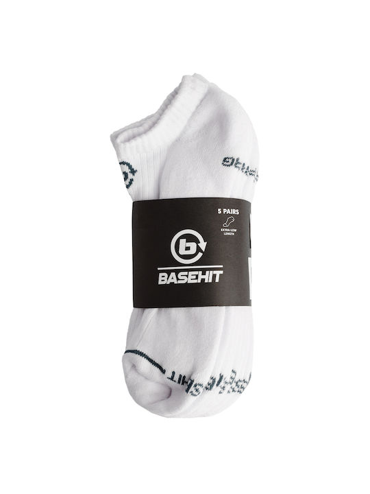 Basehit Șosete Alb 5Pachet