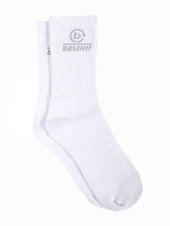 Basehit Solid Color Socks White 3Pack
