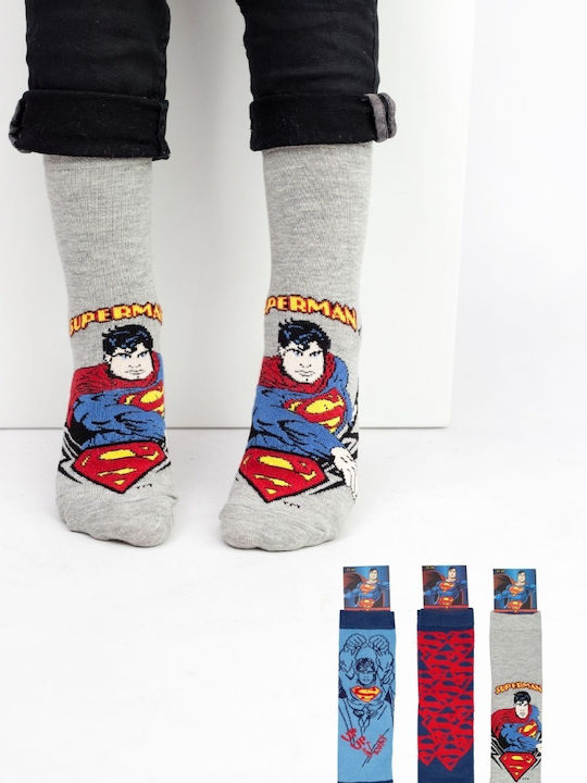 Warner Bros Superman Femei Șosete Multicolor 3Pachet