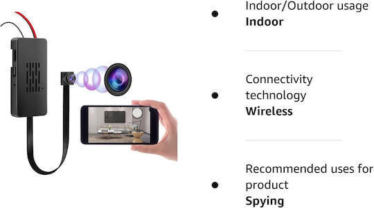 Spy Camera 1080p with Built-in Memory 32GB