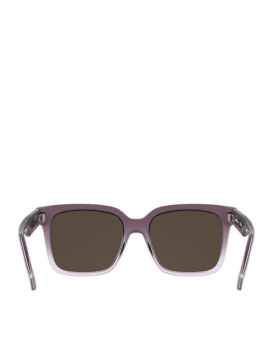 Calvin Klein Unisex Sunglasses with Purple Plastic Frame and Brown Lens CKJ25624S 665