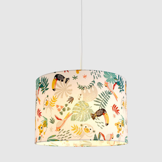 Veis Einfaches Licht Kinderdeckenleuchte Deckenleuchte 60W mit Fassung E27 Mehrfarbig 35x24cm