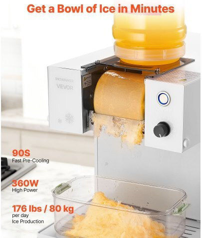 Vevor Electric Ice Crusher 360W