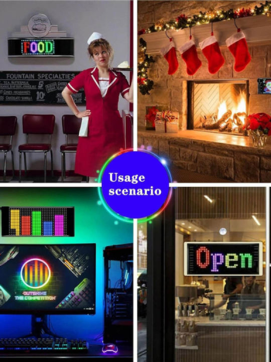 LED Panel με RGB Φωτισμό