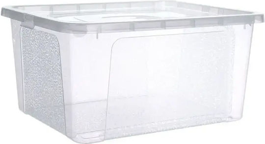 Vilde Vilde Kunststoff Aufbewahrungsbox mit Deckel Transparent 40x33x20cm