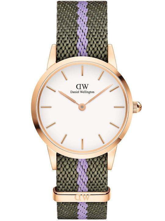 Daniel Wellington Ръчен Часовник с Кварцов Механизъм и Текстилна Каишка Daniel Wellington Ръчен Часовник с Кварцов Механизъм и Текстилна Каишка