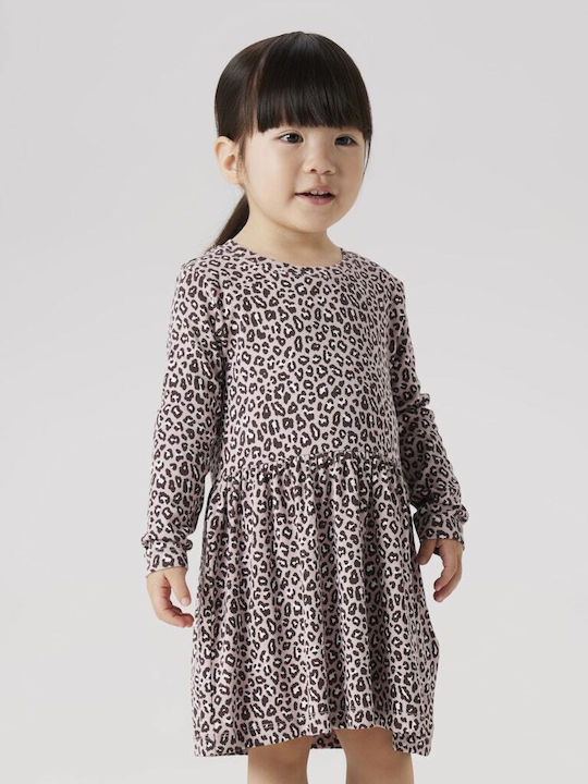 Children's Dress Long Sleeve Animal Print Lila