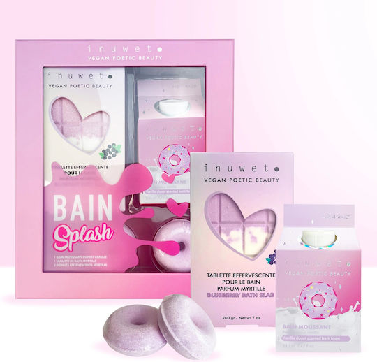 Inuwet Splash Bath Hautpflegeset für Reinigung Körperreinigung 4Stück