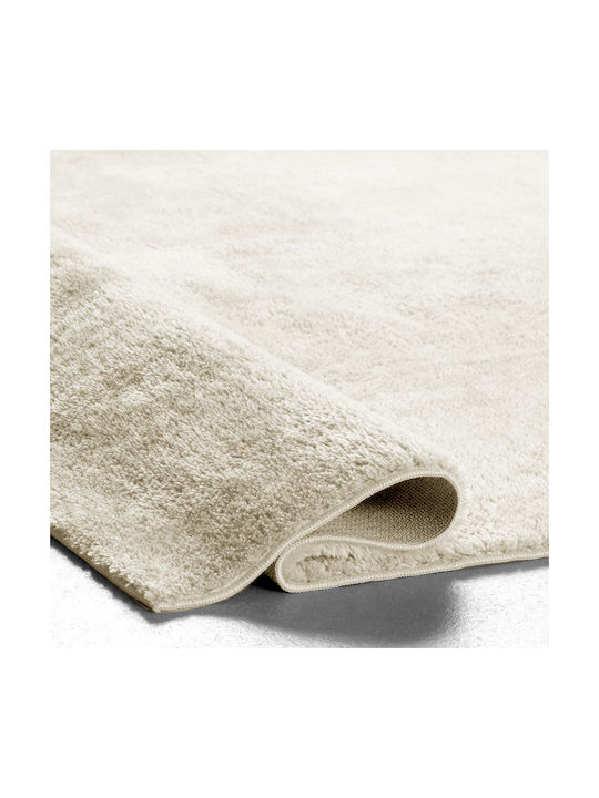 Deluxe Covor Rectangular Din blană Șampanie