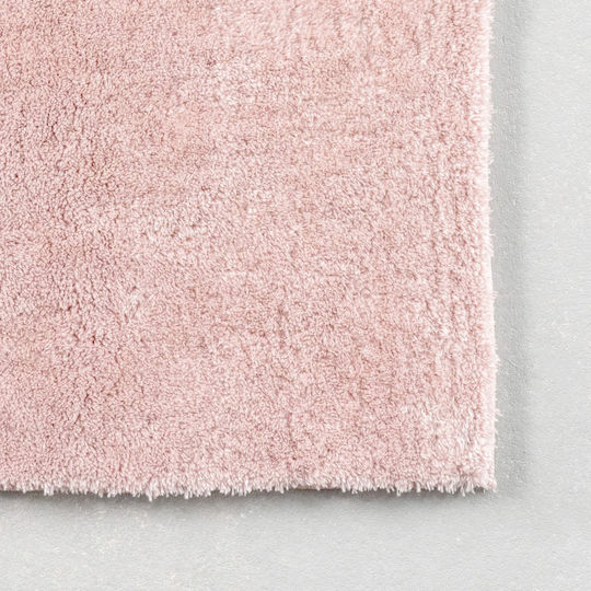 Deluxe Килим Правоъгълена Furry Light Pink