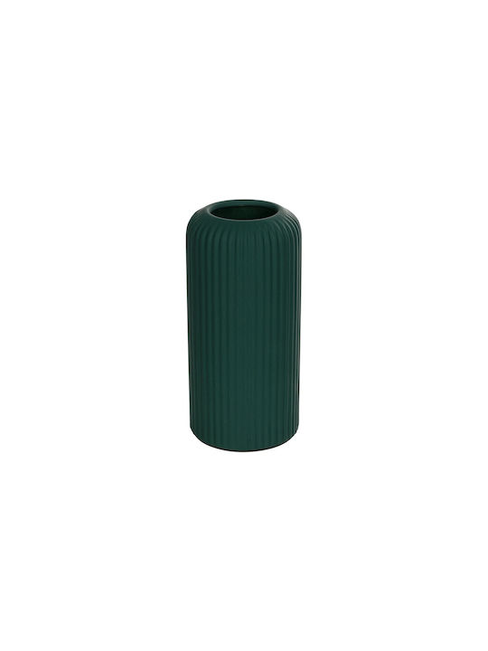GloboStar Decorative Vase Artificial Garden Kuta Green 10x10x20cm