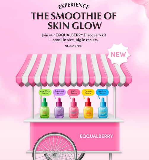 Eqqualberry Minis Discovery Serum Προσώπου 5x10ml