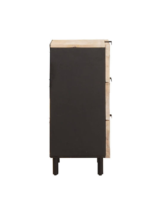 Comoda pentru Dormitor cu 3 sertare Albă 40x33.5x75buc