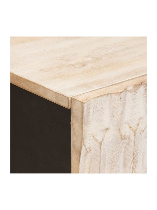 Comoda pentru Dormitor cu 3 sertare Albă 40x33.5x75buc