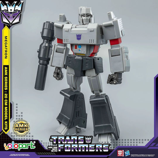 Φιγούρα Δράσης : Generation One - Amk Series: Megatron Σετ Μοντελισμού (20cm) Transformers 20εκ.