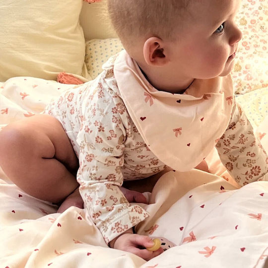 Cam Cam Copenhagen Bows Σαλιάρα Υφασμάτινη με Κουμπί Bows 2τμχ