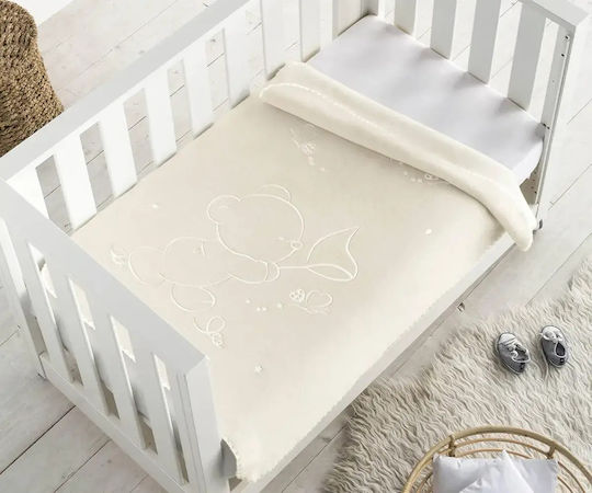 Piel SA Babydecken Kinderbett Osito Mariposas 110x140cm Piel SA Babydecken Kinderbett Osito Mariposas 110x140cm