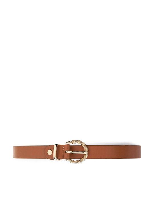 Leather Women's Belt Purple