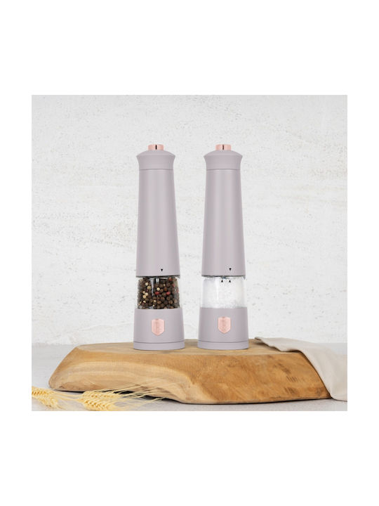 Berlinger Haus Electric Set Spice Mills Inox in Brown Color 2pcs