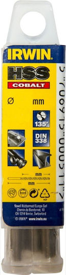 Set 10 Burghie Metalice HSS Cobalt Irwin 2.5 X 30 X 57 Mm
