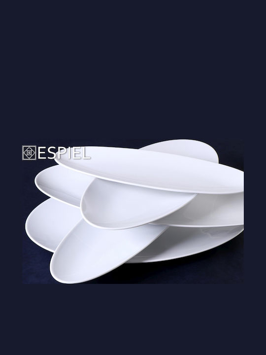 Espiel Coup Fine Platou de Servire Oval Ceramică 33x18buc
