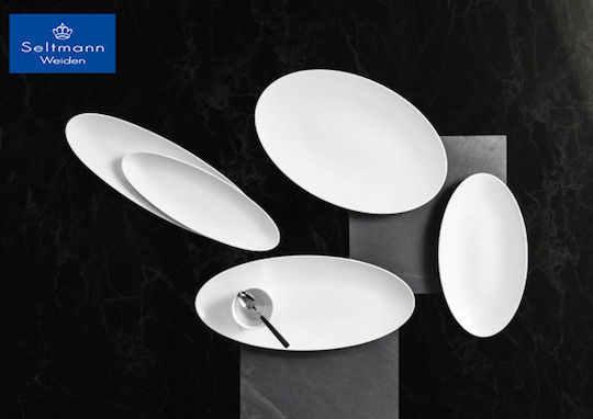 Espiel Seltmann Coup Fine Dining Serving Platter Oval White 44x14cm