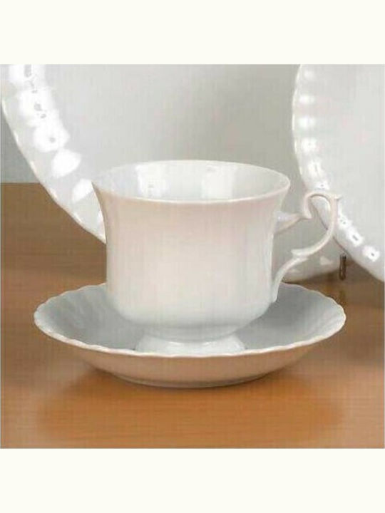 Cryspo Trio Ivona Cup Tea Porcelain White 250ml