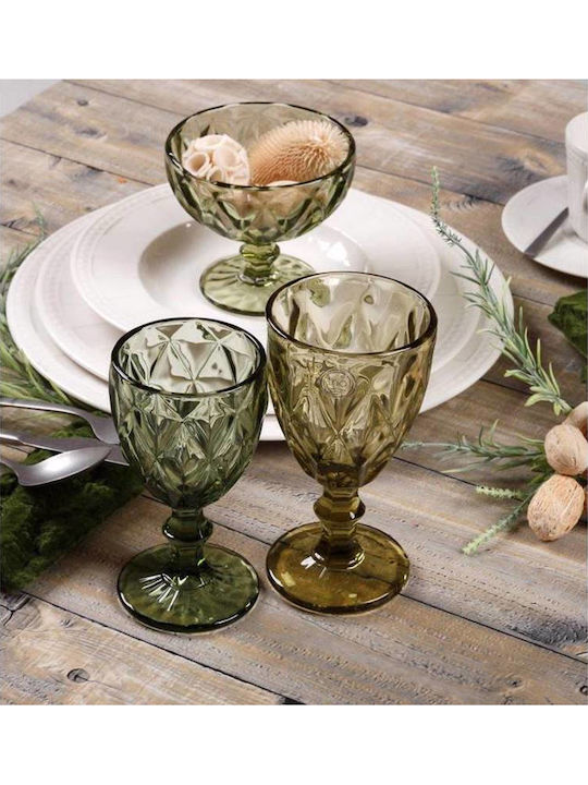 Cryspo Trio Σετ Φλιτζάνια Tσαγιού από Πορσελάνη Ivory Cream 230ml 6τμχ