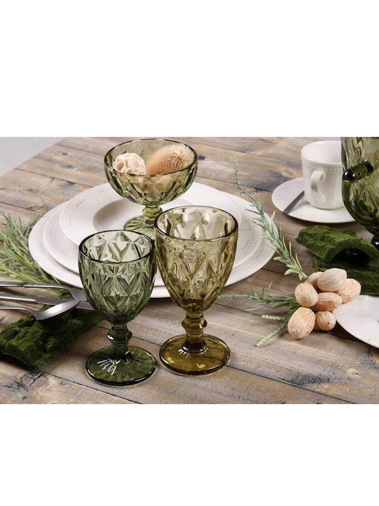 Cryspo Trio Σετ Φλιτζάνια Tσαγιού από Πορσελάνη Ivory Cream 230ml 6τμχ