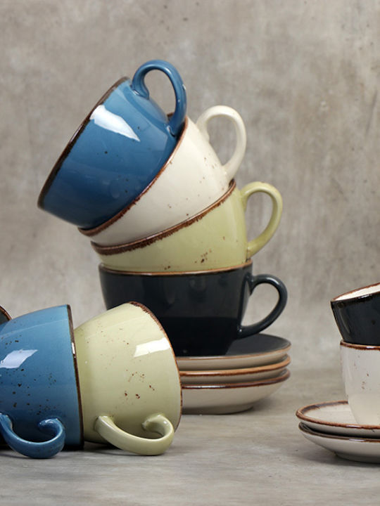 Espiel Terra Jumbo Чаша Cappuccino от Порцелан Синьо 350мл