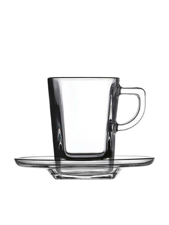 Espiel Carre Tasse Espresso Glas Transparent 75ml