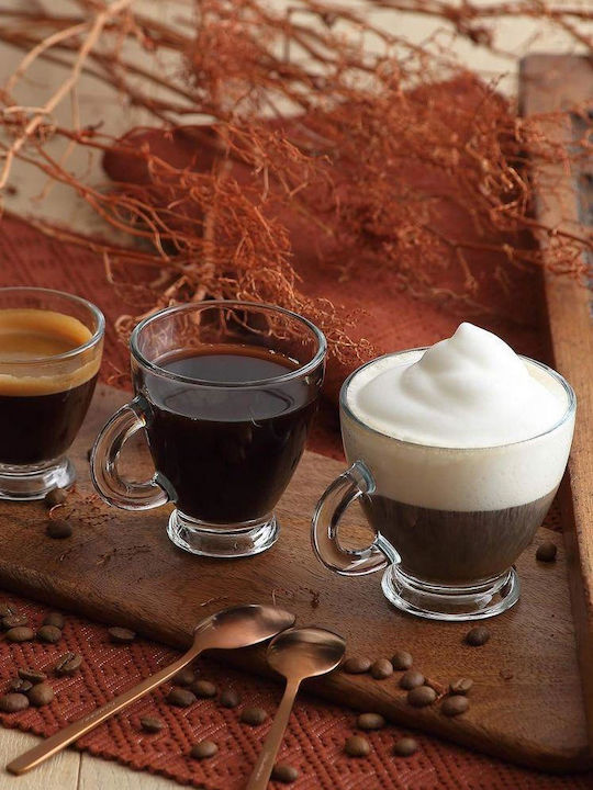 Max Home Чаша Cappuccino Стъкло Прозрачен 225мл