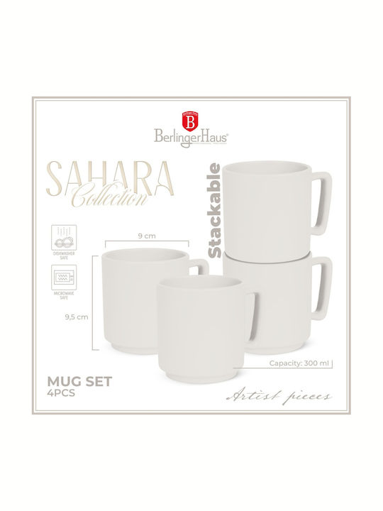 Berlinger Haus Cup Coffee Ceramic White 300ml
