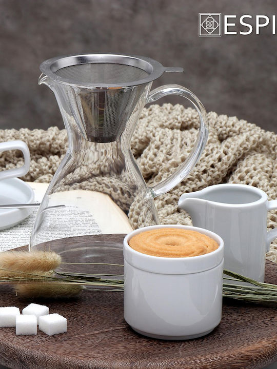 Espiel Good Mood Σετ Φλιτζάνια Espresso από Πορσελάνη Λευκά 90ml 6τμχ