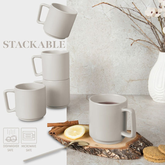 Berlinger Haus Cup Coffee Ceramic White 300ml