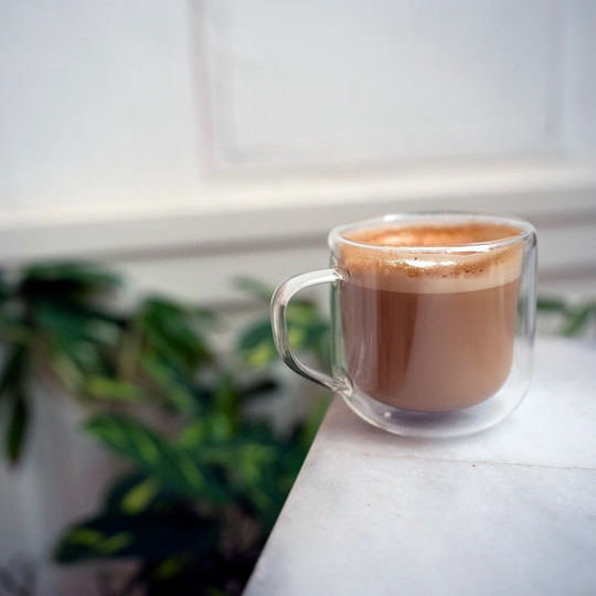 Luigi Bormioli Σετ Φλιτζάνια Cappuccino Γυάλινα Διάφανα 2τμχ
