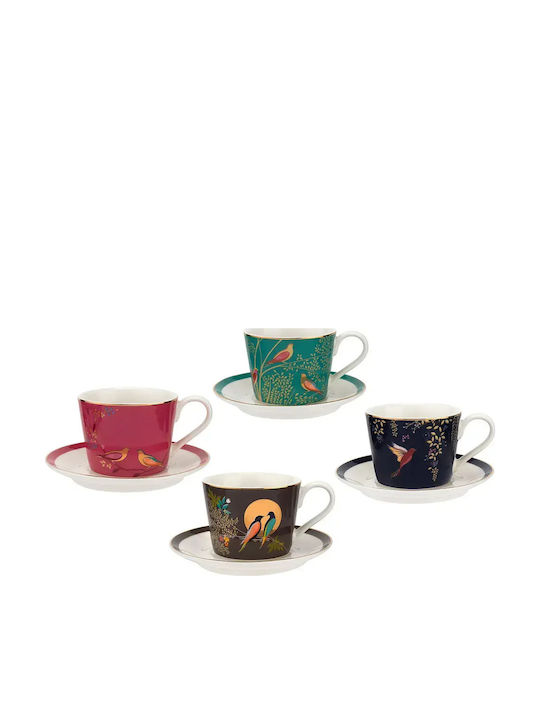 Portmeirion Set Căni Maro Din porțelan Multicolore 4buc