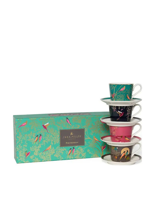 Portmeirion Set Căni Maro Din porțelan Multicolore 4buc