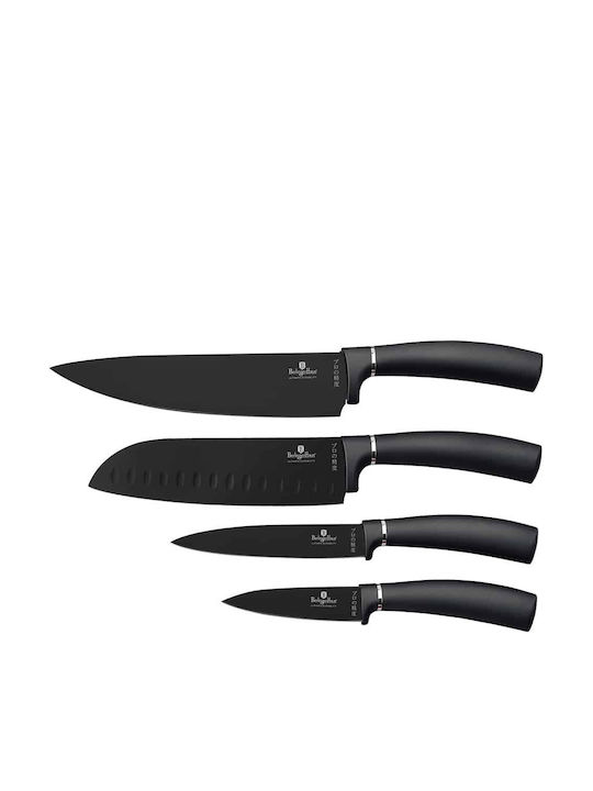Berlinger Haus Metallic Line Knife Set Made of Stainless Steel 4 Pieces