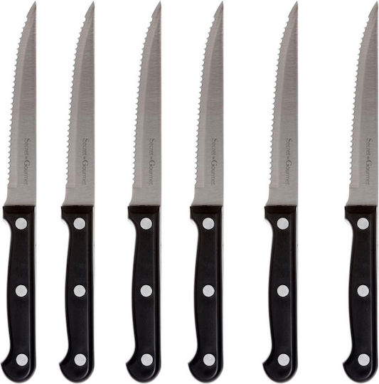 Atmosphera Knife Set with Block from Stainless Steel