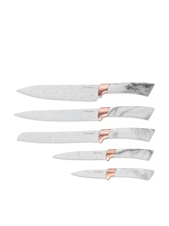 KING Hoff Klausberg Messer Set mit Sockel aus Rostfreiem Stahl 5 Stück