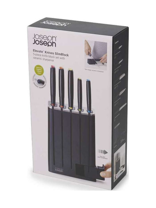 Joseph Joseph Knife Set with Block from Stainless Steel